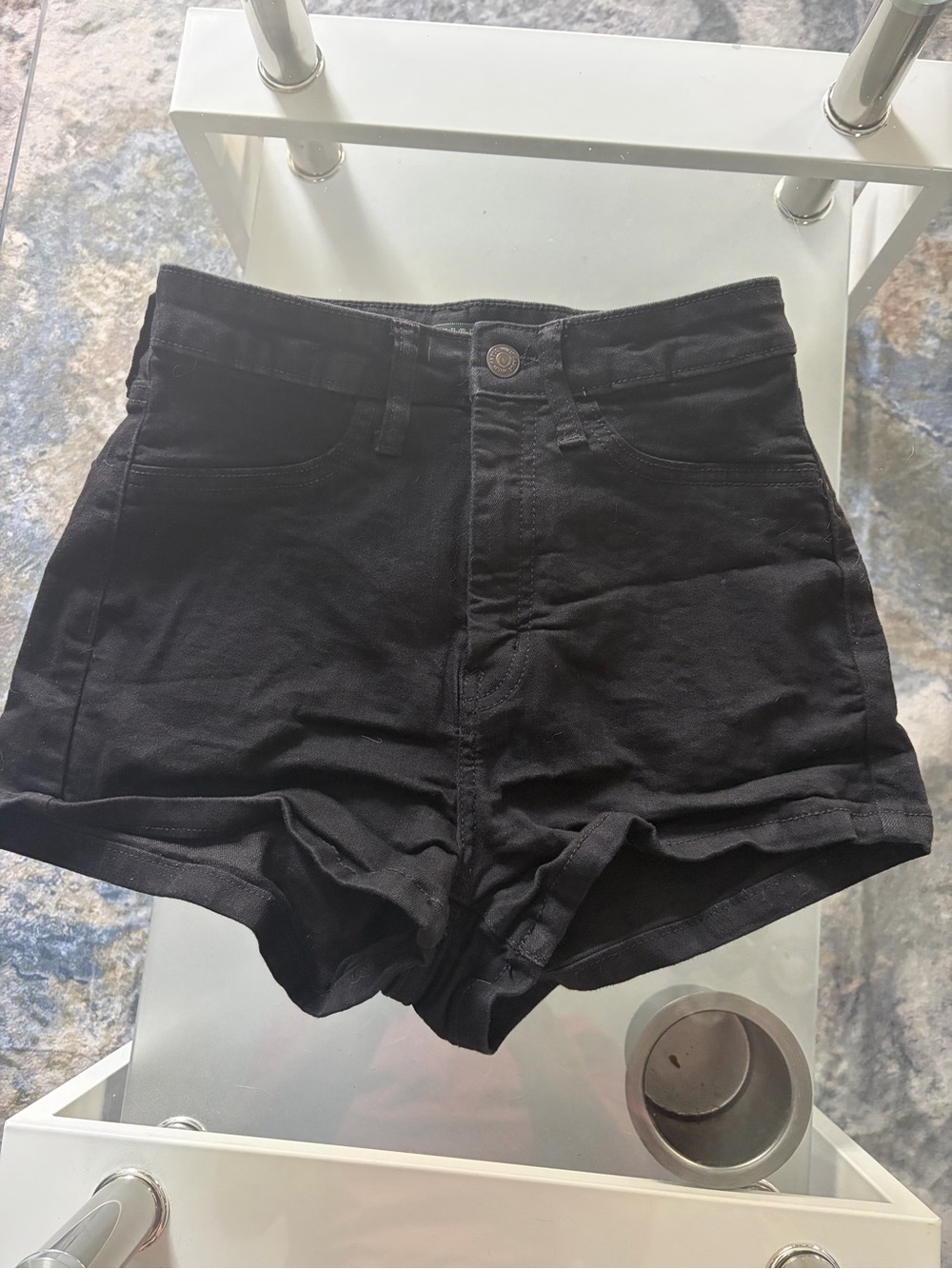 Wild Fable Black Jean Shorts Casual Cut-Offs